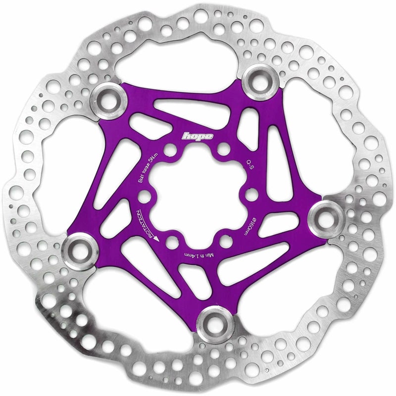 Hope Floating Disc Rotor Purple, 180Mm - Image 3